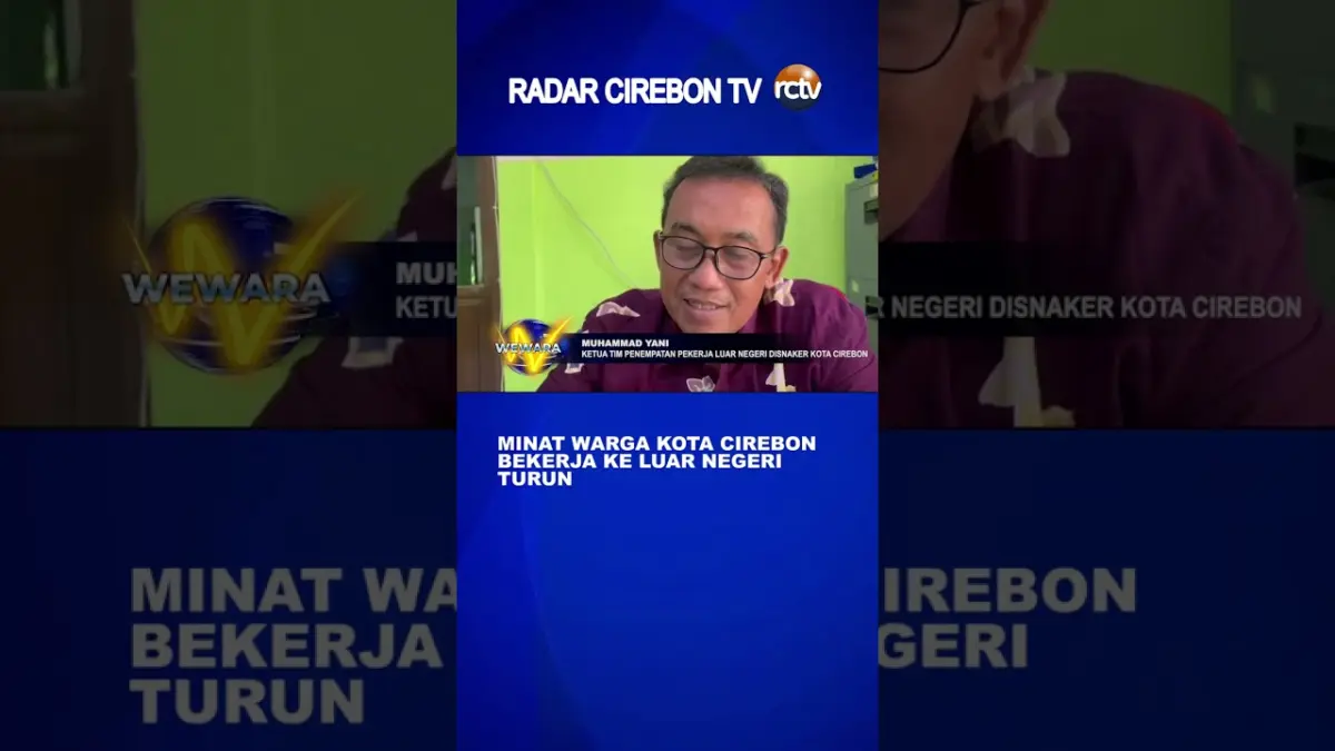 Minat Warga Kota Cirebon Bekerja Ke Luar Negeri Turun