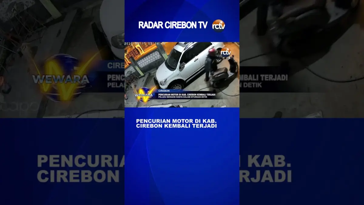 Pencurian Motor Di Kab. Cirebon Kembali Terjadi
