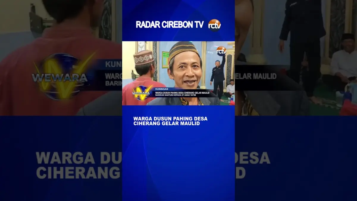 Warga Dusun Pahing Desa Ciherang Gelar Maulid