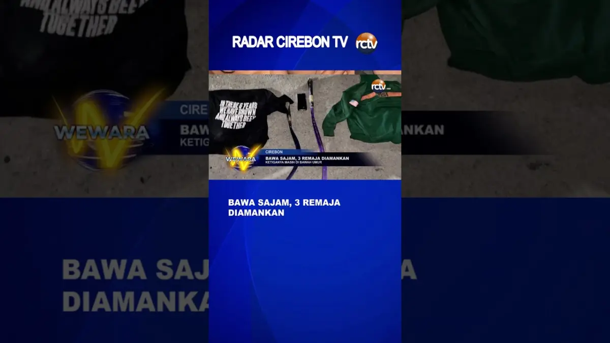 Bawa Sajam, 3 Remaja Diamankan