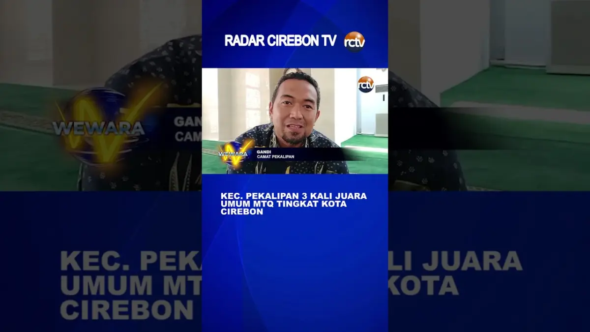 Kec. Pekalipan 3 Kali Juara Umum MTQ Tingkat Kota Cirebon