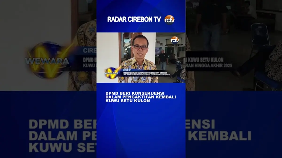 DPMD Beri Konsekuensi Dalam Pengaktifan Kembali Kuwu Setu Kulon