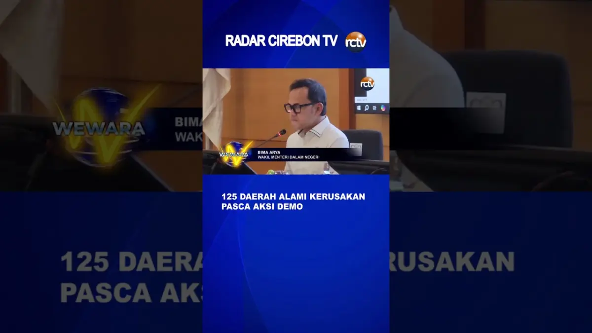 125 Daerah Alami Kerusakan Pasca Demo Anarkis