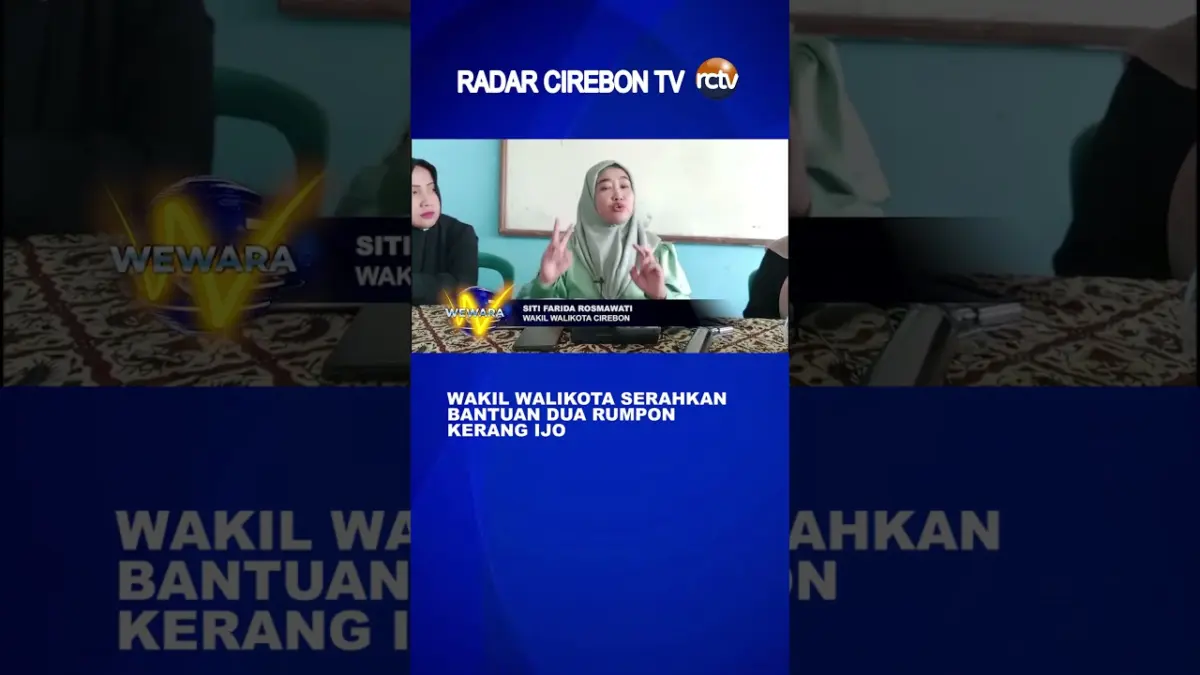 Wakil Walikota Serahkan Bantuan Dua Rumpon Kerang Ijo