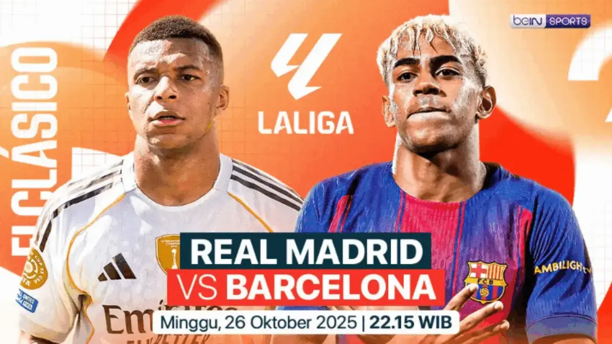 Catat Jadwal LaLiga Pekan 10: Duel Panas Madrid vs Barcelona 25-28 Oktober 2025 dan Perburuan Puncak Klasemen La Liga 2025/2026