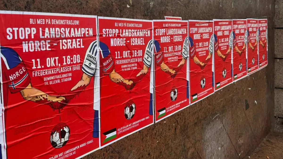 Pro Palestina di Oslo