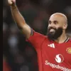 Ekspresi kebahagiaan terpancar dari wajah pemain Manchester United.
