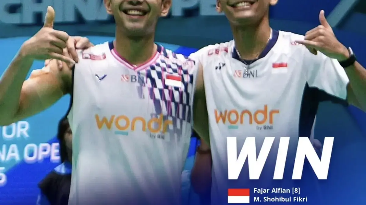 Fajar/Fikri Kembali Mengungguli Chia/Wooi Yik, Tantang Dominasi Kim/Seo Fajar Fikri Final Franch Open 2025