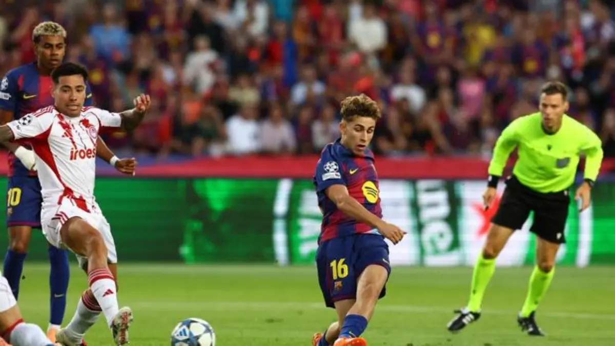 Fermin Lopez mencetak gol pertama Barcelona