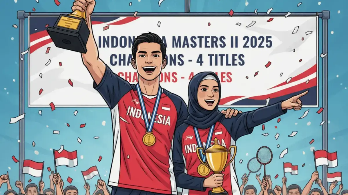 Indonesia Merajai Indonesia Masters II 2025, Sabet Empat Gelar Juara Gemini AI