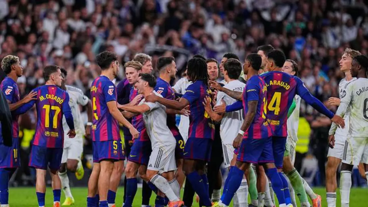 Di Balik Kemenangan Real Madrid: Ekspresi Kecewa Vinicius dan Reaksi Tenang Xabi Alonso Pemain Real Madrid dan Barcelona bersitegang dalam laga La Liga 2025/2026