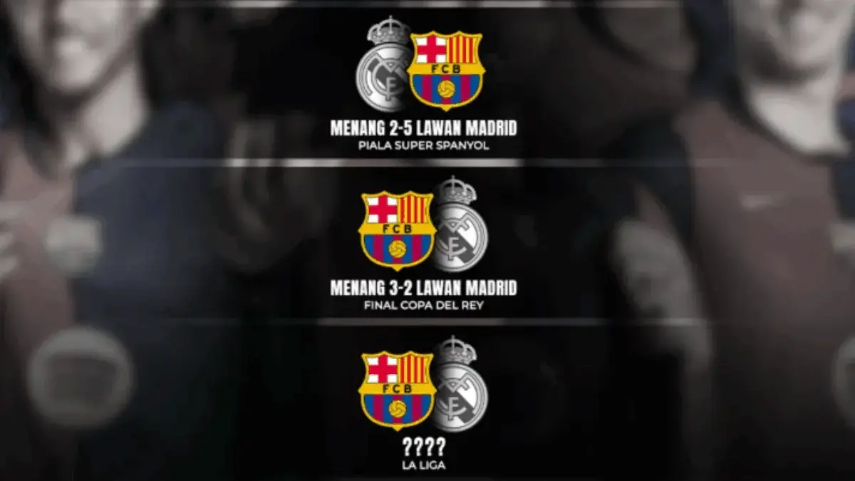Klasemen Liga Spanyol Jelang El Clasico: Real Madrid Kokoh di Puncak, Barcelona Tempel Ketat