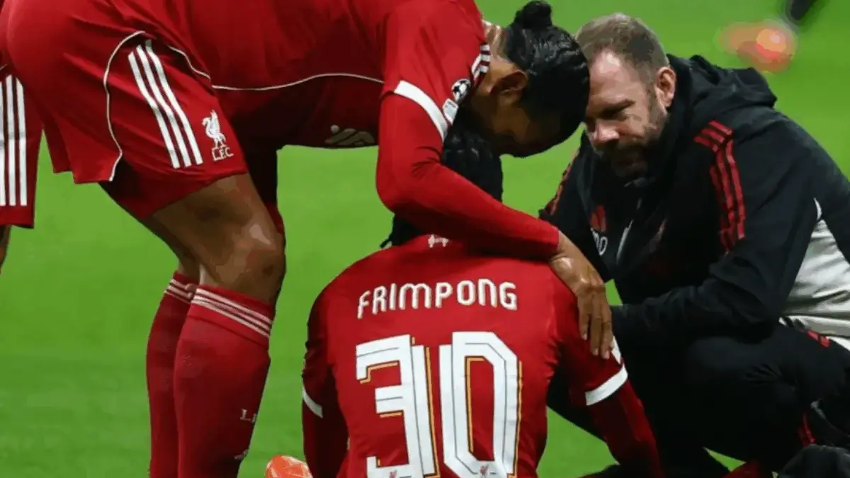 Jeremie Frimpong Cedera Lagi, Liverpool Dihantam Masalah di Lini Belakang