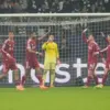 Selebrasi skuad Liverpool dalam laga vs Eintracht Frankfurt di Liga Champions, Kamis (23/10/ 2025)