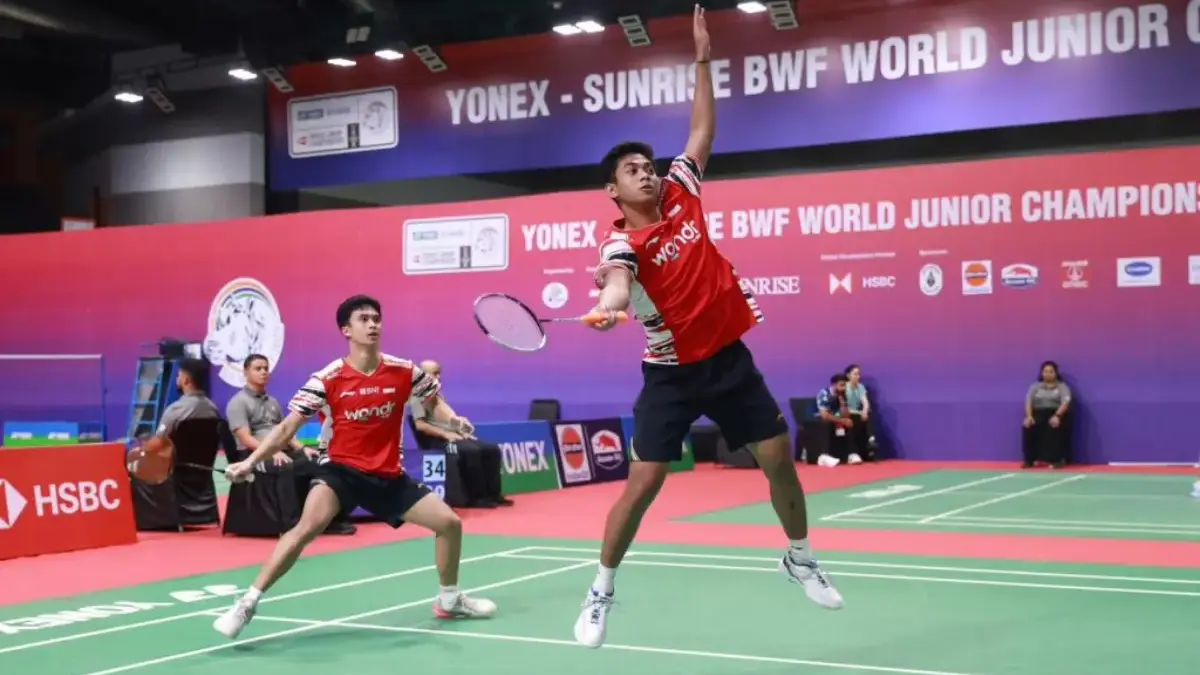 Hasil Kejuaraan Dunia Junior 2025: Tim Bulutangkis Indonesia Lolos ke Semifinal! Siap Tempur Lawan India! foto