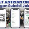 cara mudah antrian kjp online. Foto: tangkapan layar depan radarcirebon.tv