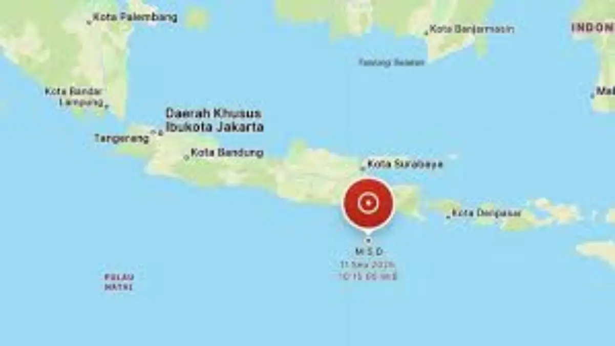 gempa malang hari ini. Foto: tangkapan layar depan radarcirebon.tv
