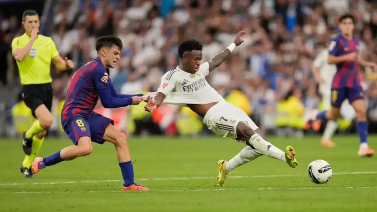 Pedri Mendapatkan Kartu merah, Lamine Yamal Menghilang! Saat Pertandingan Barcelona VS Real Madrid Foto