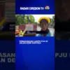 Pemasangan Lampu PJU di Jalan Dewi Sartika