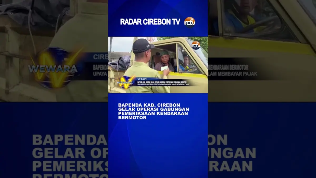Bapenda Kab. Cirebon Gelar Operasi Gabungan Pemeriksaan Pajak Kendaraan Bermotor