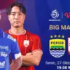 skor pertandingan persib bandung vs persi. foto: tangkpan layar depan radarcirebon.tv