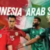 prediksi indonesia vs arab saudi. Foto:r tangkapan layar depan radarcirebon.tv