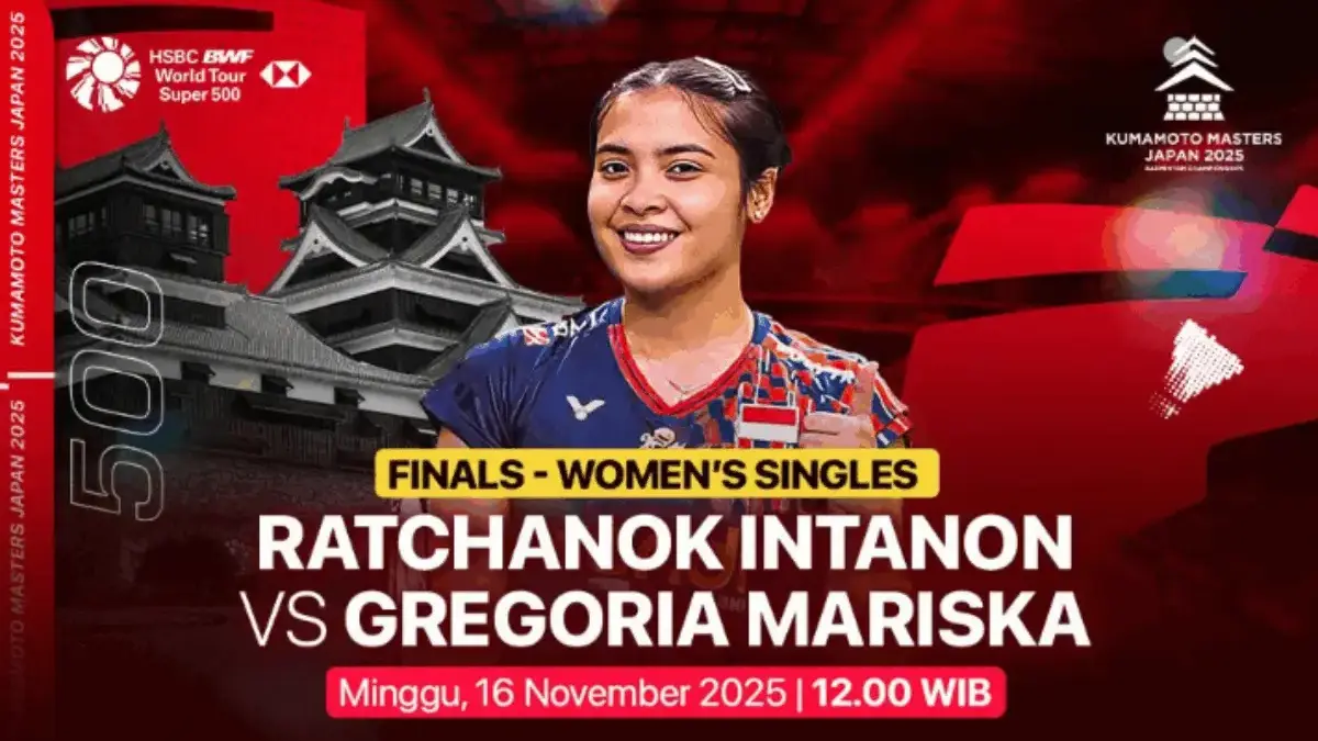 Nonton Final Badminton Kumamoto Masters 2025: Jadwal Babak Puncak dan Jam Tayang di TVRI Kumamoto Masters Japan 2025