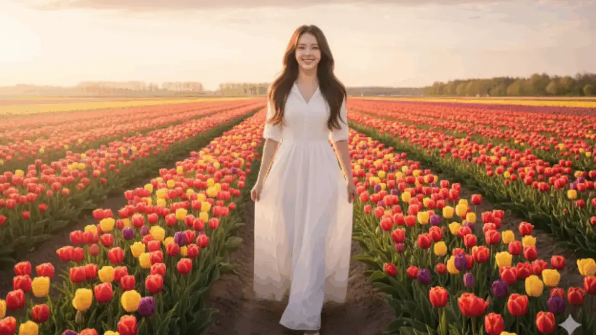 Mau Tampil Aesthetic! 20 Prompt Gemini AI Buat Fotomu Seolah Berada di Taman Bunga Impian Gemini AI