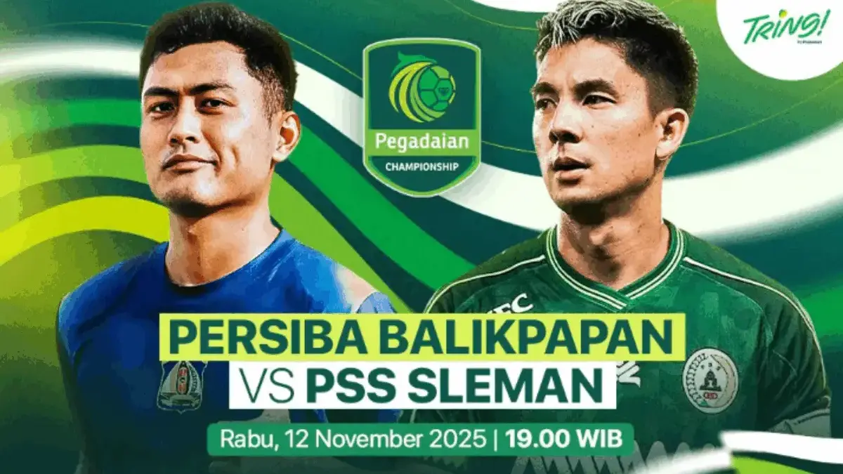Live Streaming Persiba Balikpapan vs PSS Sleman Liga 2 Champioonship 2025, Rabu 12 November Pukul 19.00 WIB Pegadaian Championship 2025/2026