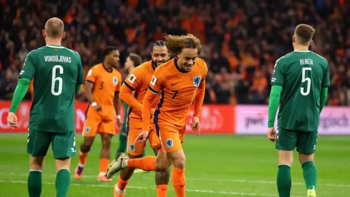 Belanda libas Lithuania 4-0, lolos ke Piala Dunia 2026.