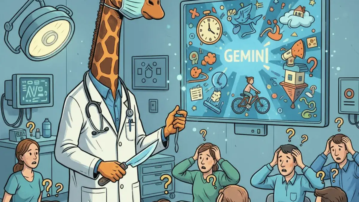 AI Ngaco, Jerapah Jadi Dokter, Gemini Bikin Pengguna Bingung! Gemini AI