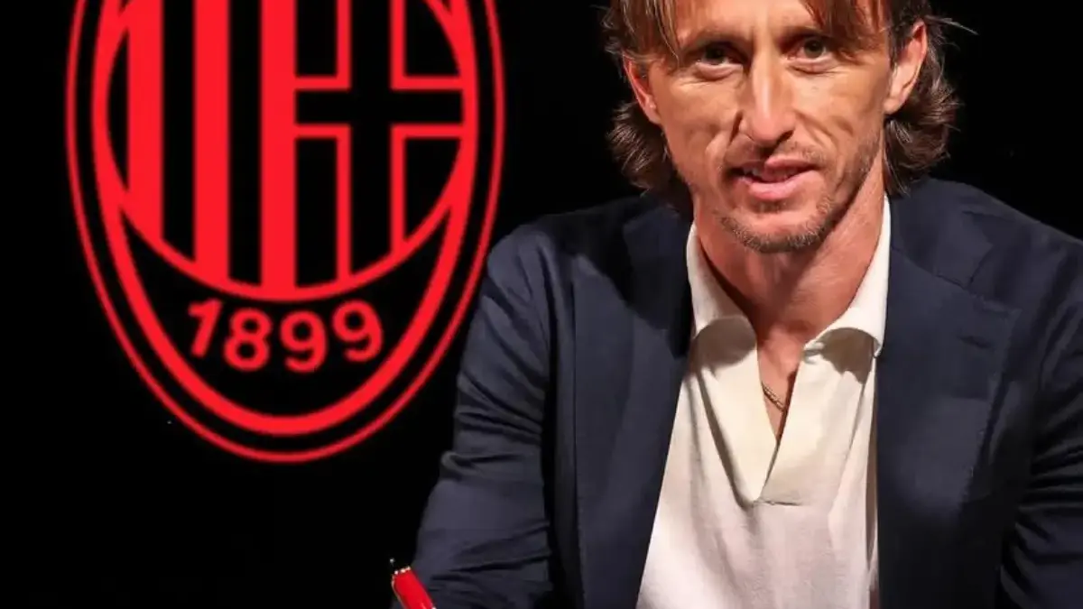 Luka modric pemain baru AC Milan