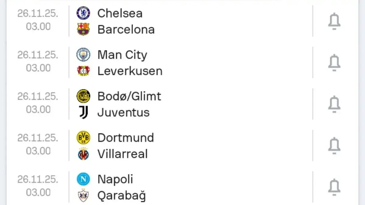 Pekan Penentuan Liga Champions: Jadwal Lengkap Big Match Tayang di Vidio Jadwal Liga Champions