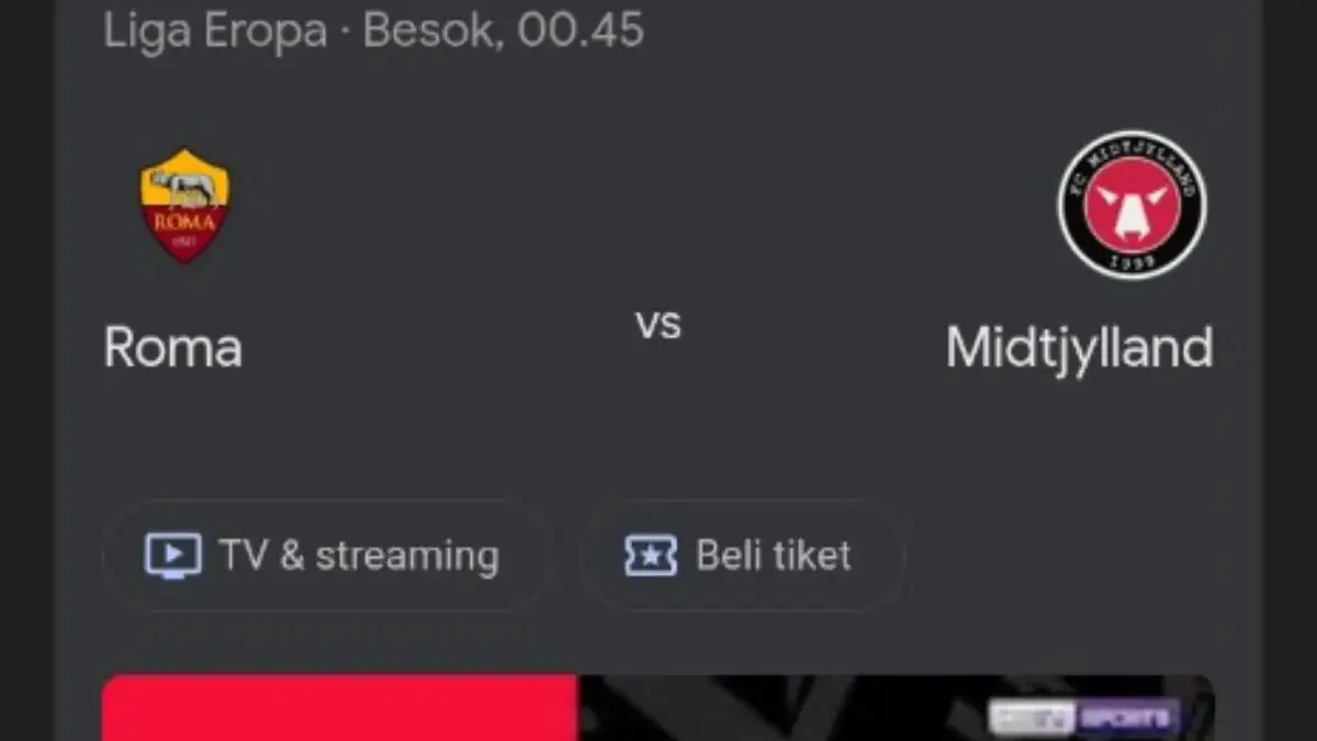 Jadwal & Prediksi AS Roma vs Midtjylland: Giallorossi Buru Kemenangan ke-100 di Liga Europa 2025/26 as roma vs midtjylland