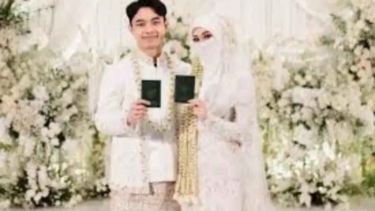 fiki naki sah menikah. foto: tangkapan layar depan radarcirebon.tv