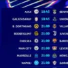 jadwal liga champions