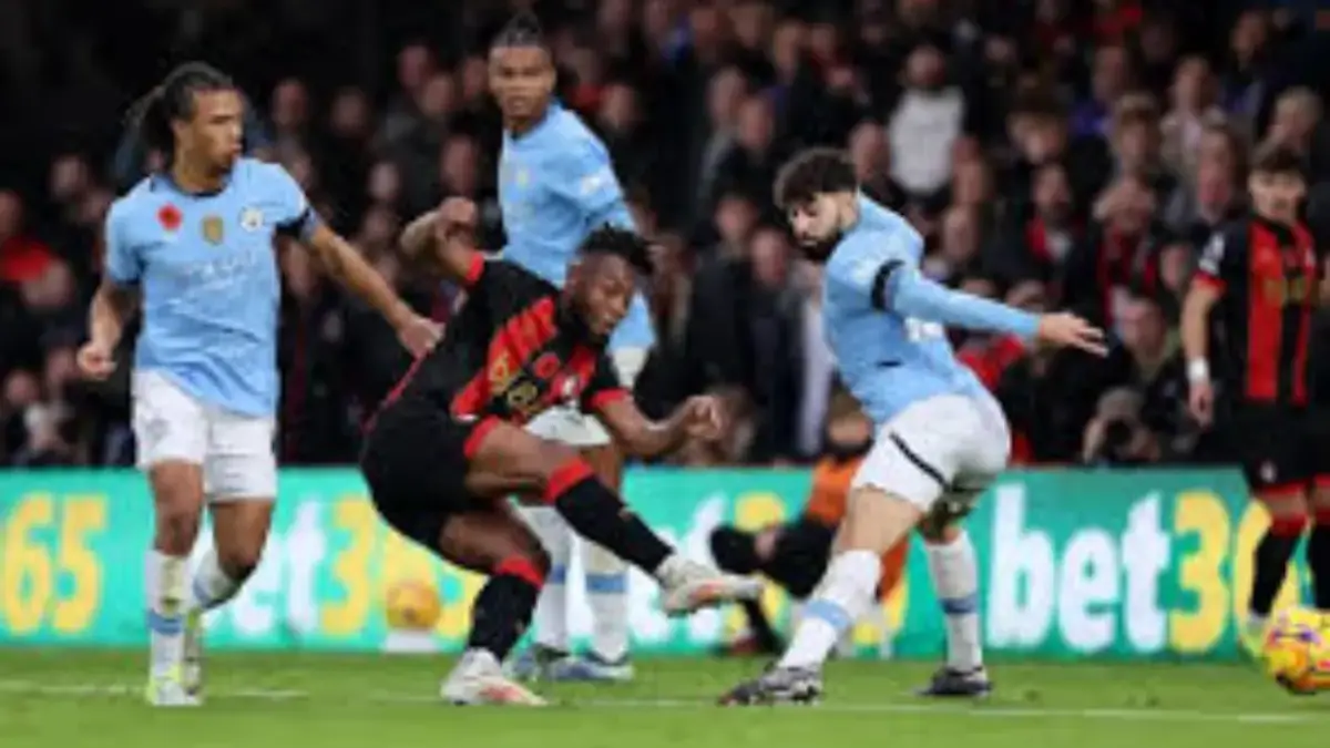 Hasil Manchester City vs Bournemouth, Erling Haaland Dua Gol. Foto: tangkapan layar depan radarcirebon.tv