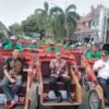 prabowo beri 100 becak listrik. Foto: tangkapan layar depan radarcirebon.tv