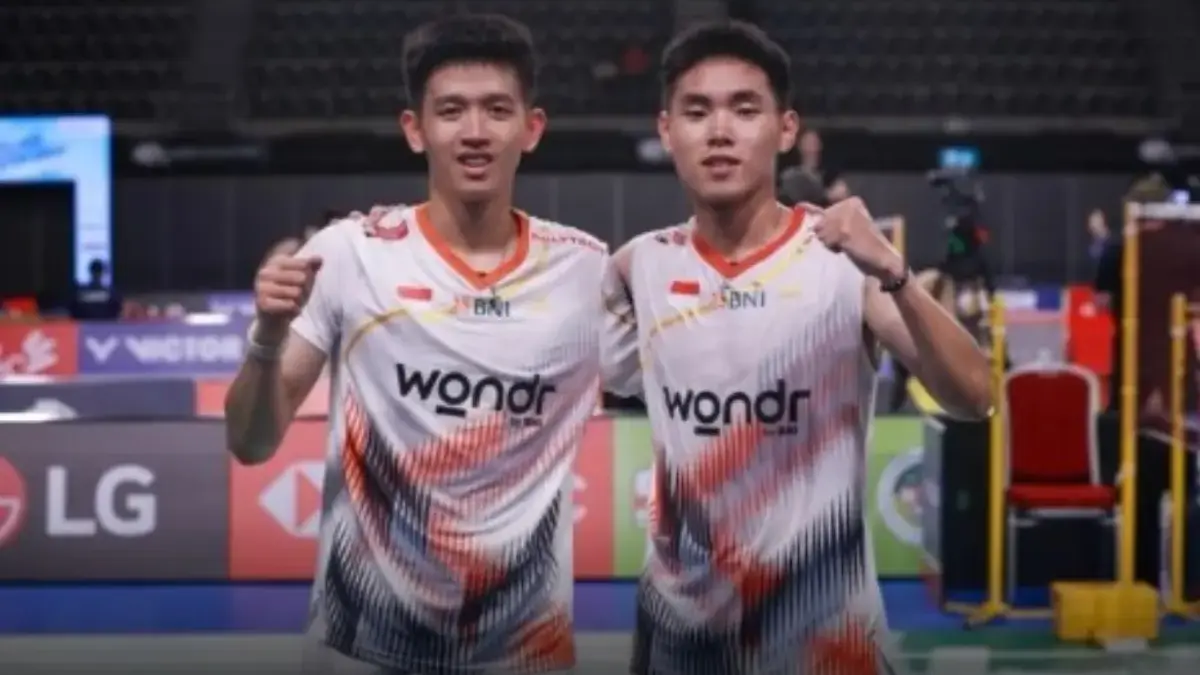 Pasangan Ganda Putra Indonesia Raymond/Joaquin Disebut Jadi The Next Minions Usai Juara Australian Open 2025 raymond joaquin