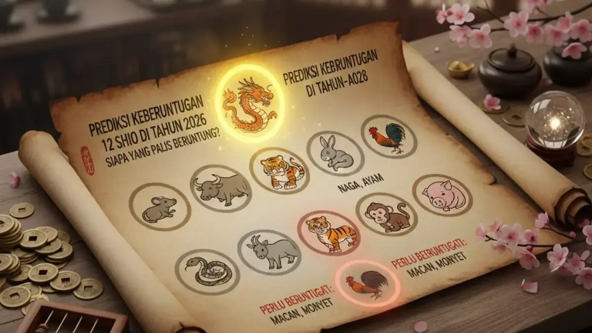 Prediksi Keberuntungan 12 Shio di Tahun 2026