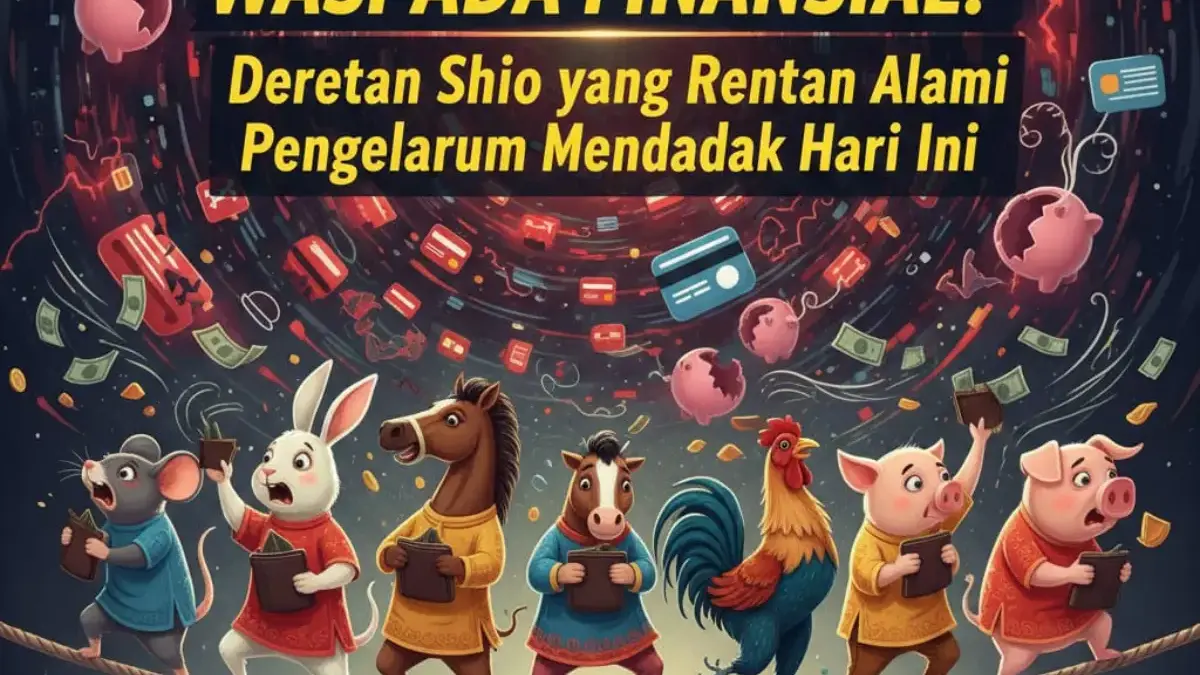 Waspada Finansial! Deretan Shio yang Rentan Alami Pengeluaran Mendadak Hari Ini Ramalan Shio yang perlu waspada!