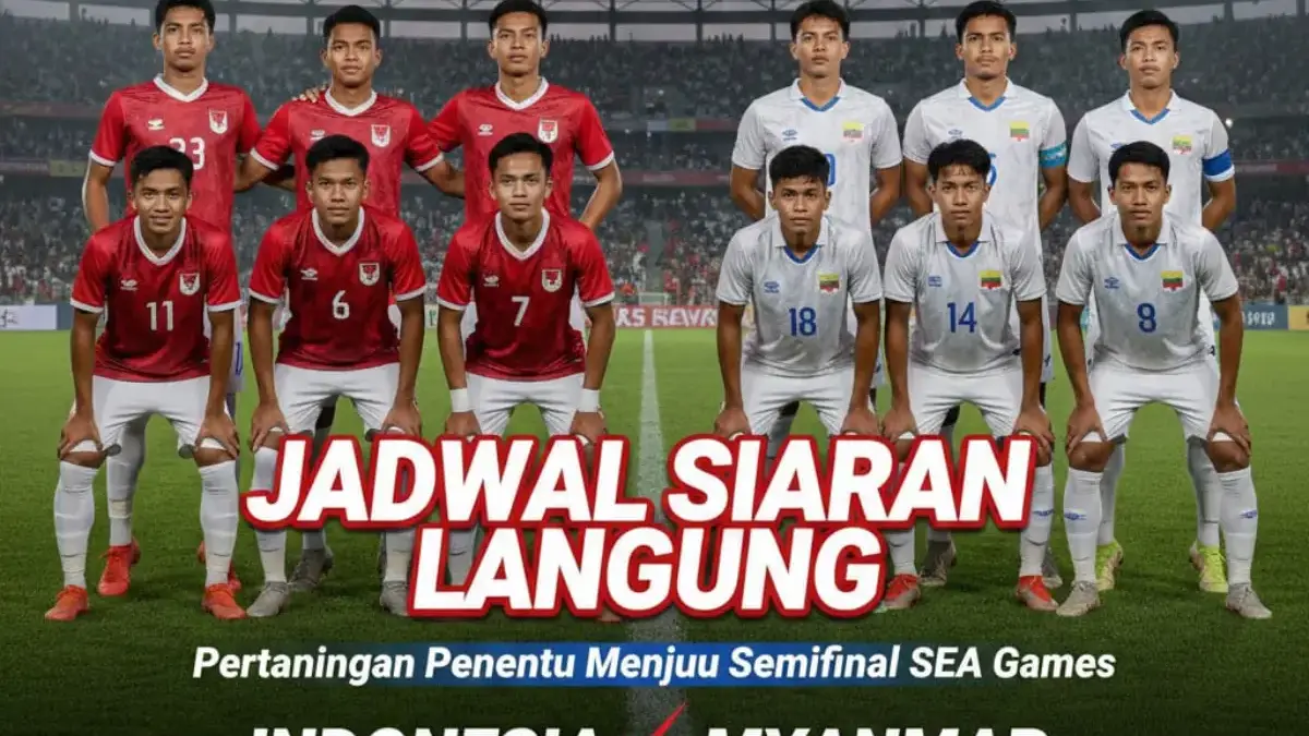 Jadwal Siaran Langsung Timnas Indonesia U-22 vs Myanmar U-22