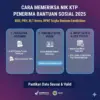 Cara Memeriksa NIK KTP Penerima Bantuan Sosial 2025