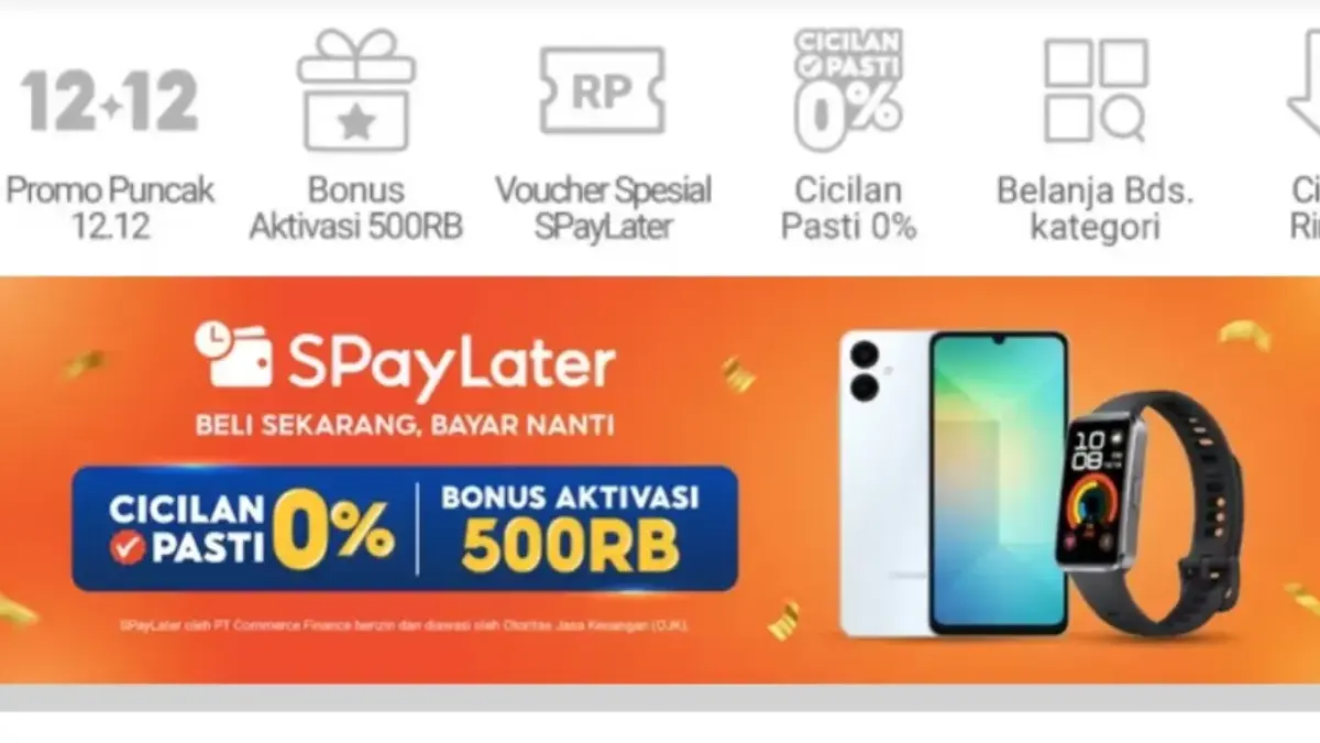 Begini Cara Shopee PayLater Kini Jadi Alternatif Pinjaman Online Resmi yang Banyak Dicari Pengguna Shopee Paylater