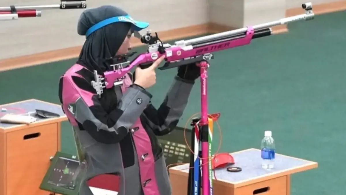 Keren!! Dewi Laila, Atlet Menembak Asal Cirebon yang Raih Emas di Sea Games Thailand 2025 Dewi Laila