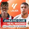 Athletic Bilbao vs Real Madrid