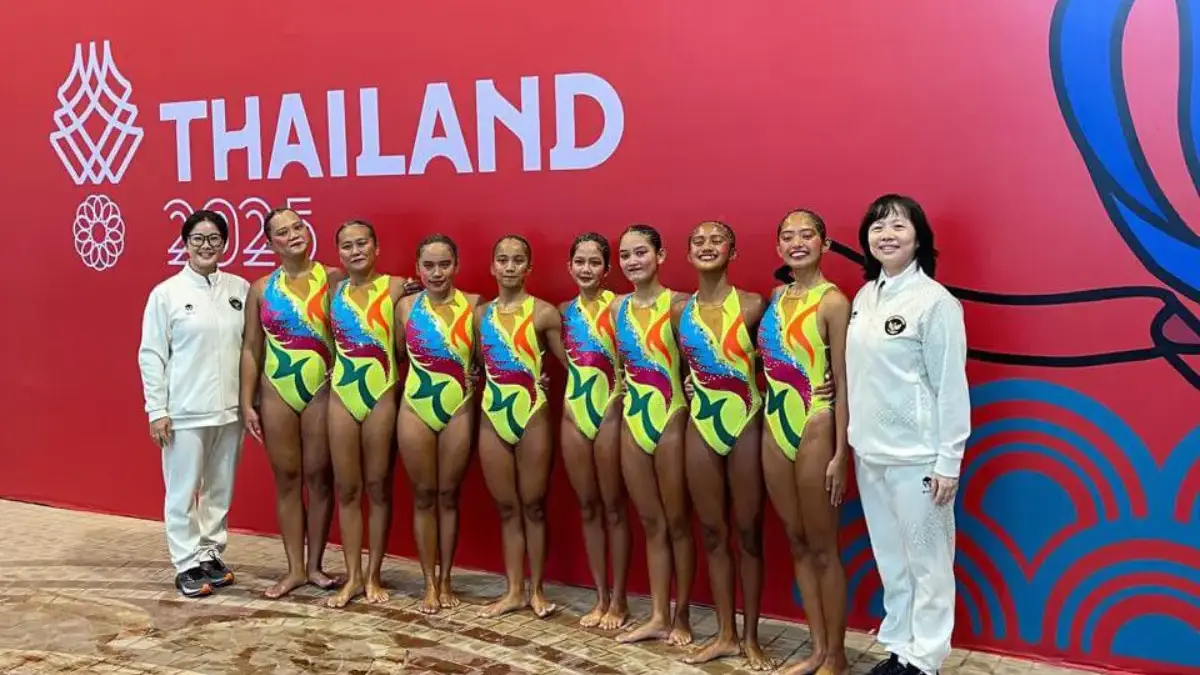 Renang Artistik Indonesia Bikin Kejutan di SEA Games 2025, Debutan Langsung Sumbang Mendali! Tim renang artistik Indonesia meraih medali perunggu nomor Team Free di SEA Games 2025 Thailand.