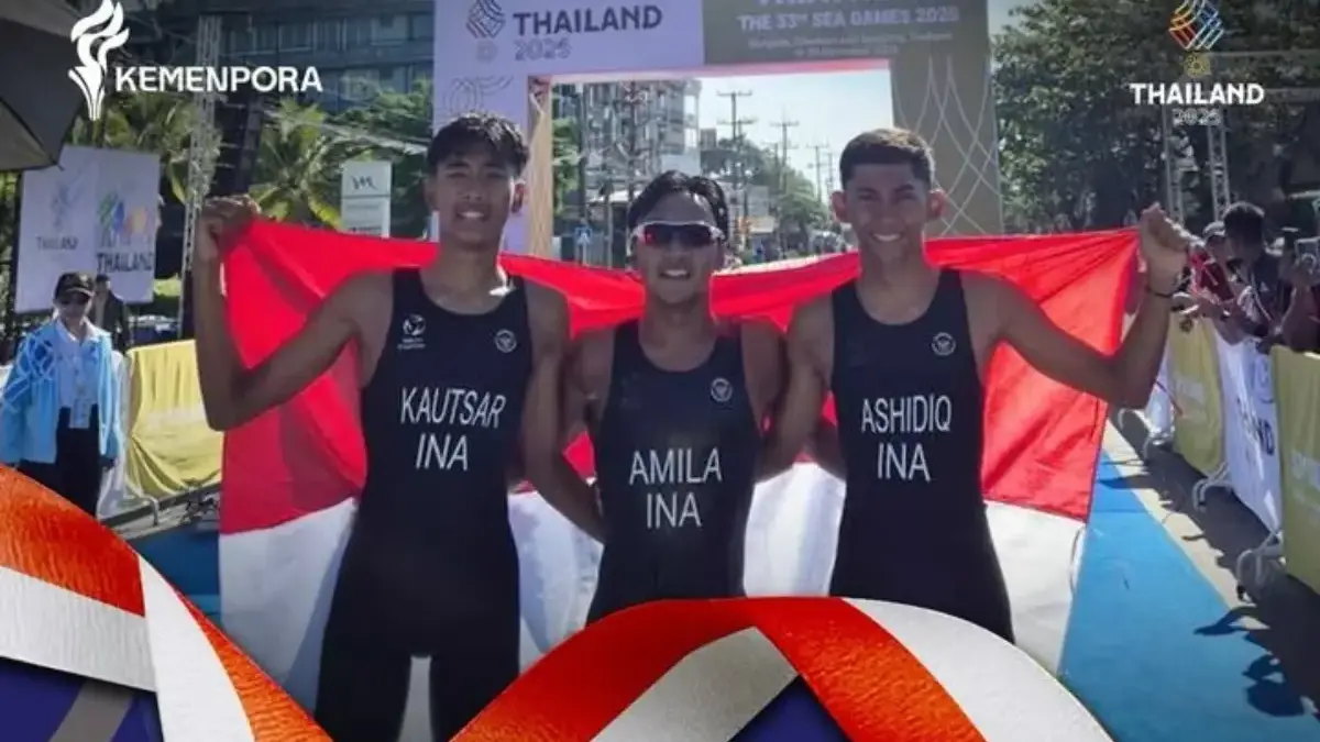 Indonesia Tambah Dua Emas di SEA Games 2025 lewat Prestasi Gemilang di Cabang Aquathlon Peraih Medali Emas di Aquathlon