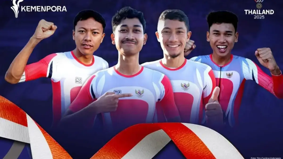Hasil Balap Sepeda SEA Games 2025: Indonesia Raih Emas ke-33 dari Time Trial Beregu Putra Balap sepeda Indonesia raih emas ke-33 SEA Games 2025 nomor time trial beregu putra