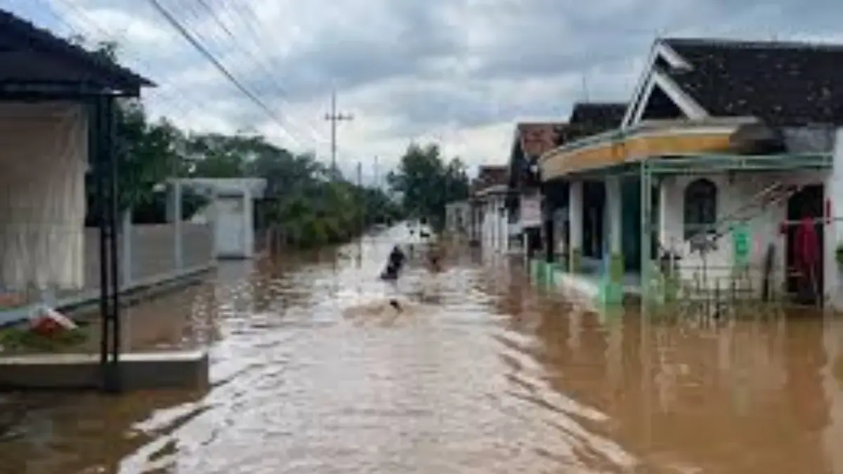 8 desa terken banjir pasuruan. foto: kominfojatim